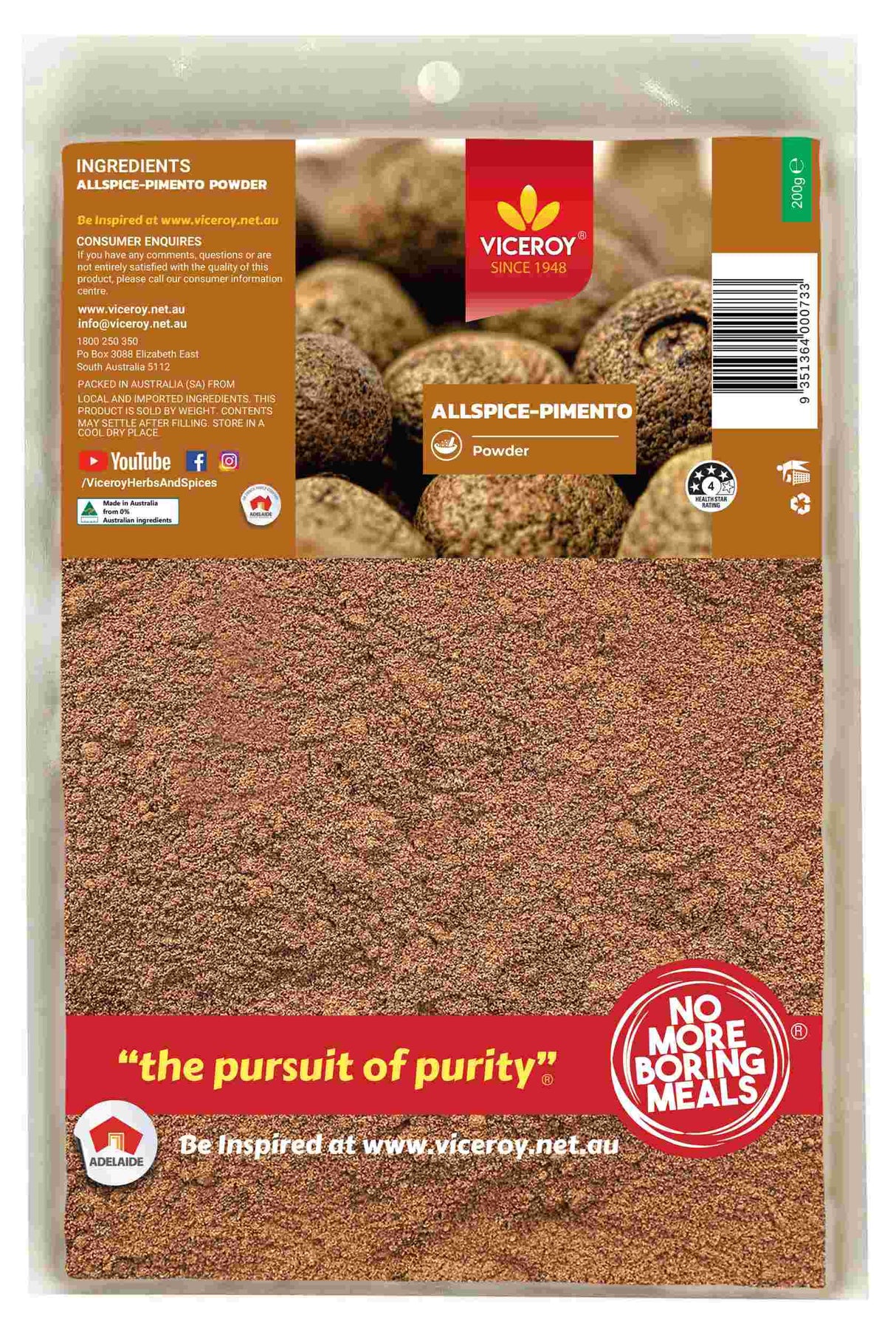 VICEROY® Allspice Powder - Viceroy.net.au