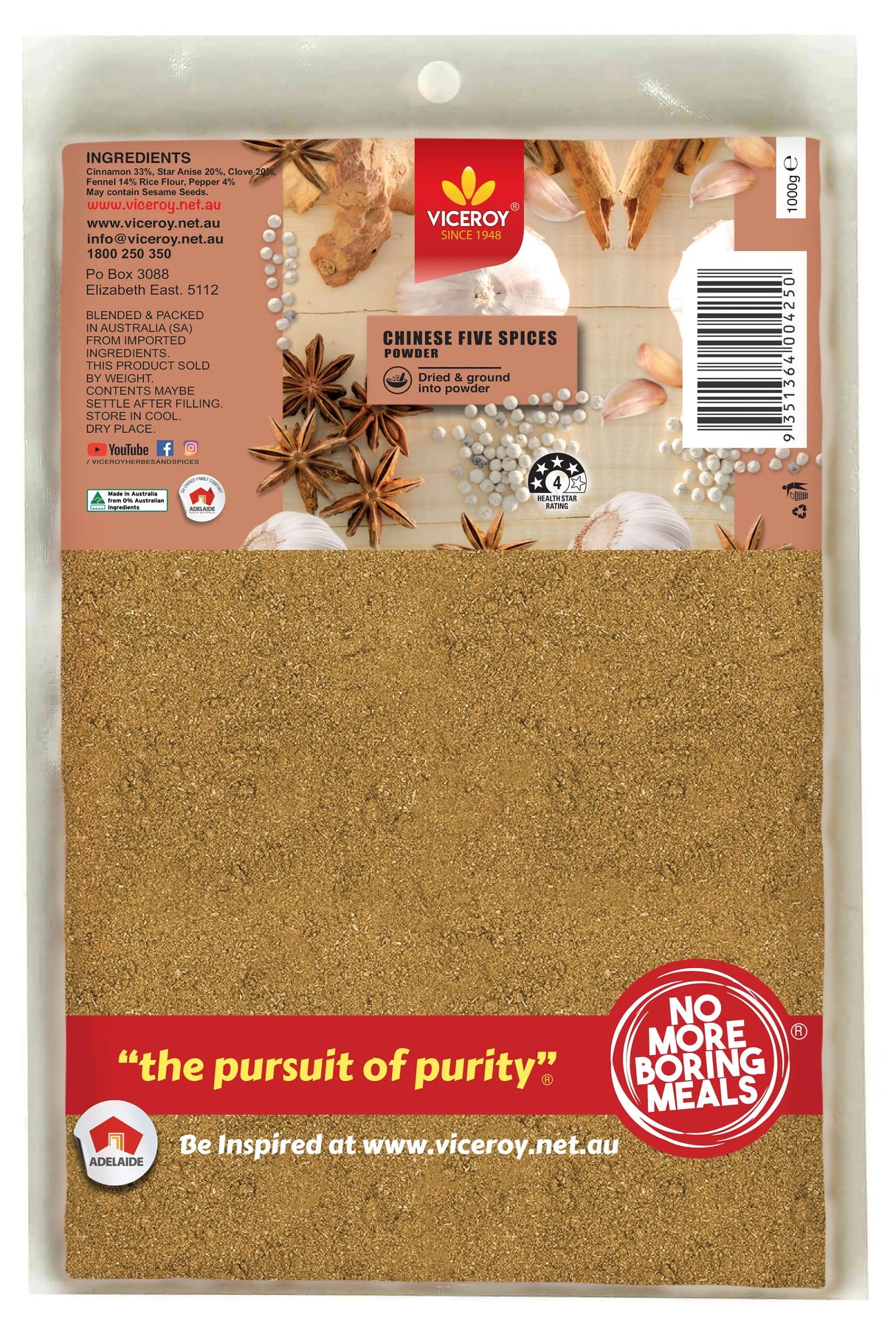 VICEROY® Chinese 5 Spices - Viceroy.net.au