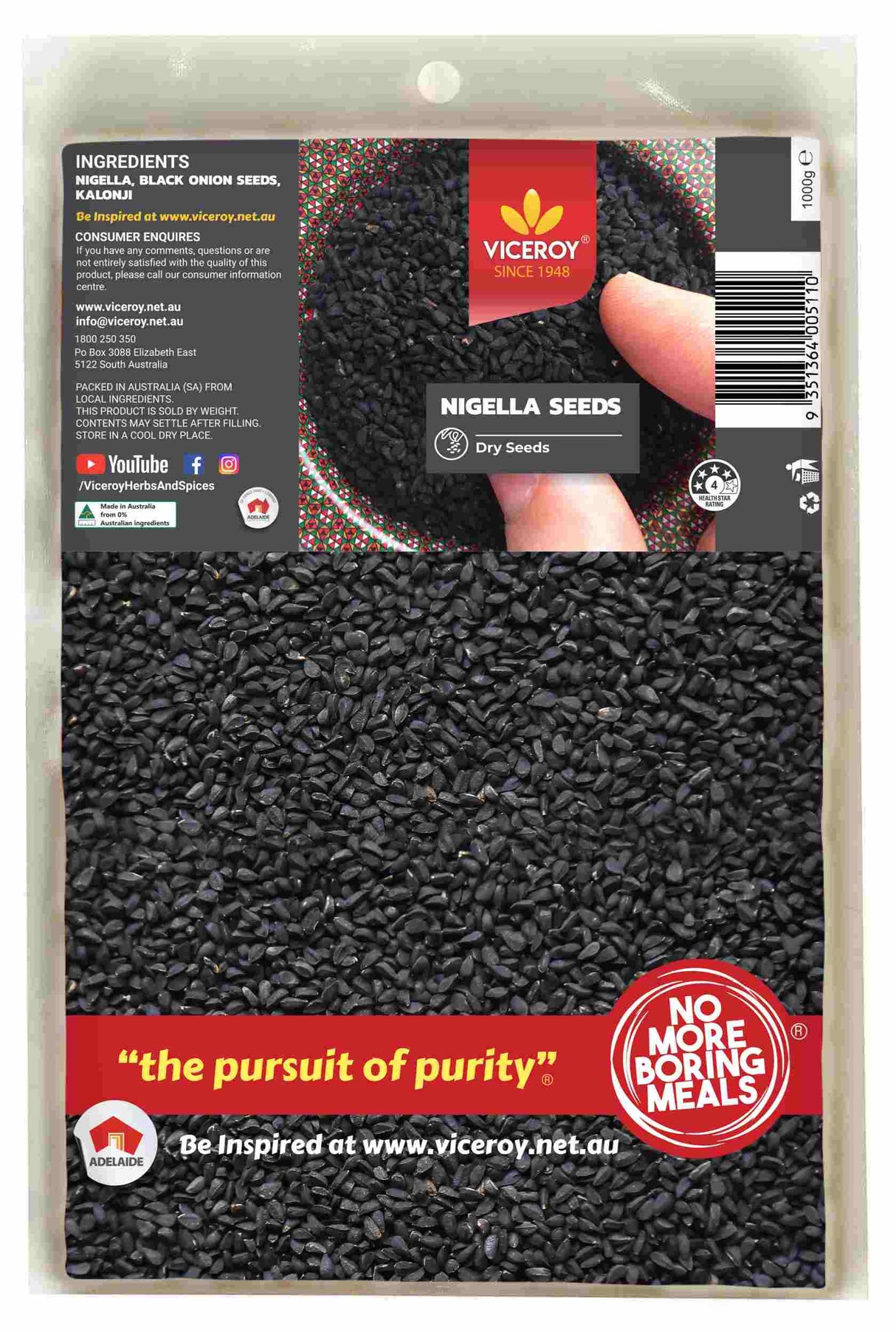 VICEROY® Nigella Seeds - Viceroy.net.au