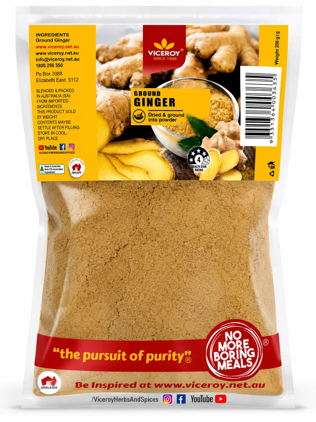 VICEROY® Ginger Ground Viceroy.net.au