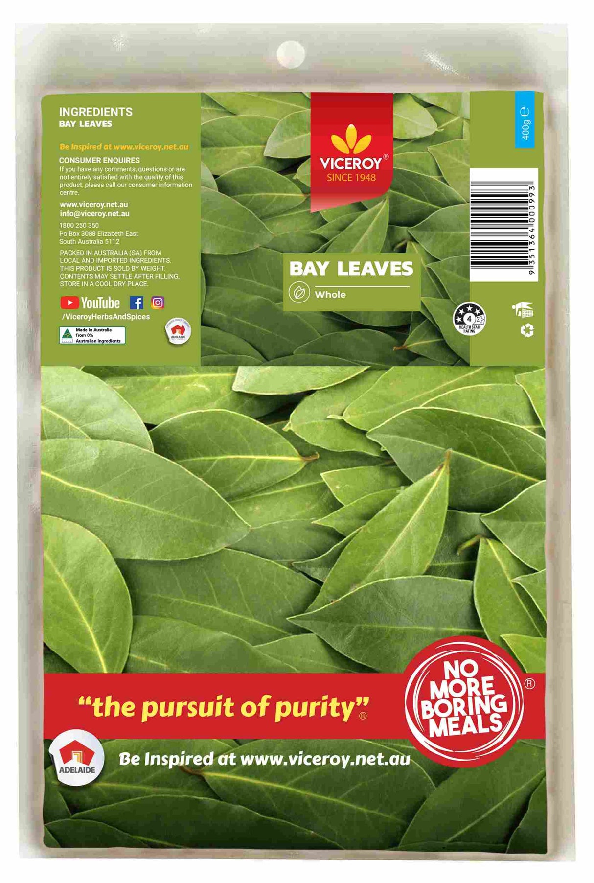 VICEROY® Bay Leaves Laurel - Viceroy.net.au