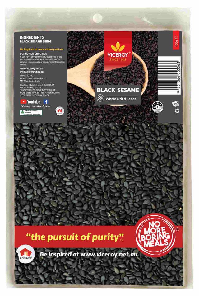 VICEROY® Black Sesame Seeds - Viceroy.net.au