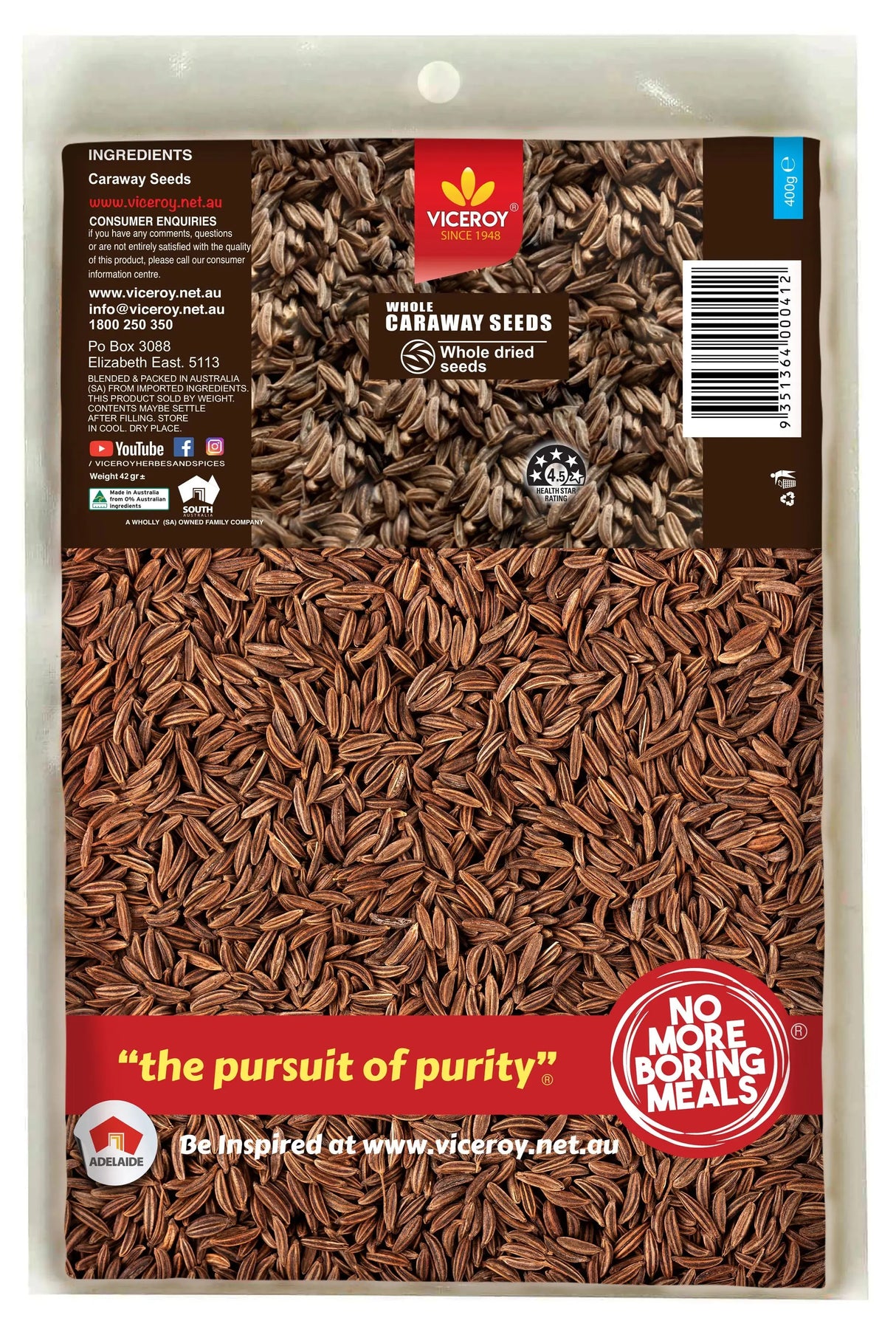 VICEROY® Caraway Seeds - Viceroy.net.au