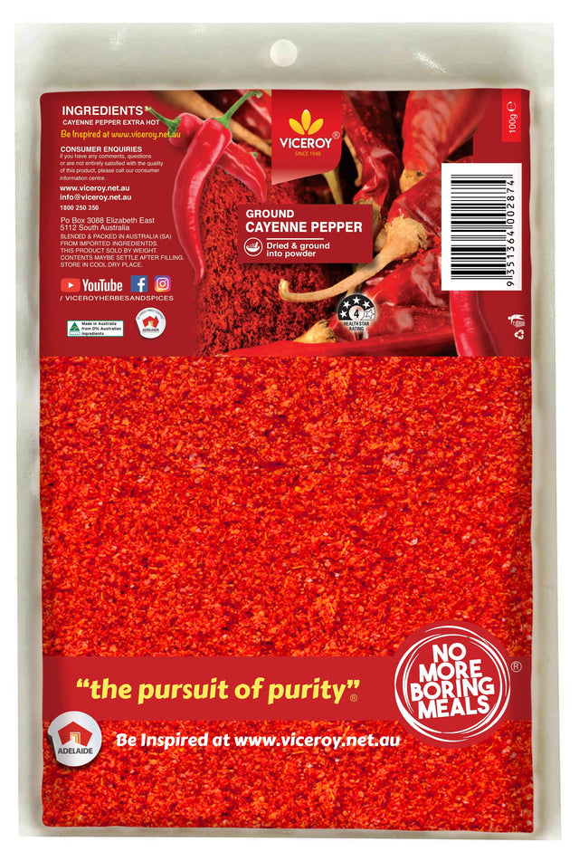 VICEROY® Cayenne Pepper Ground - Viceroy.net.au