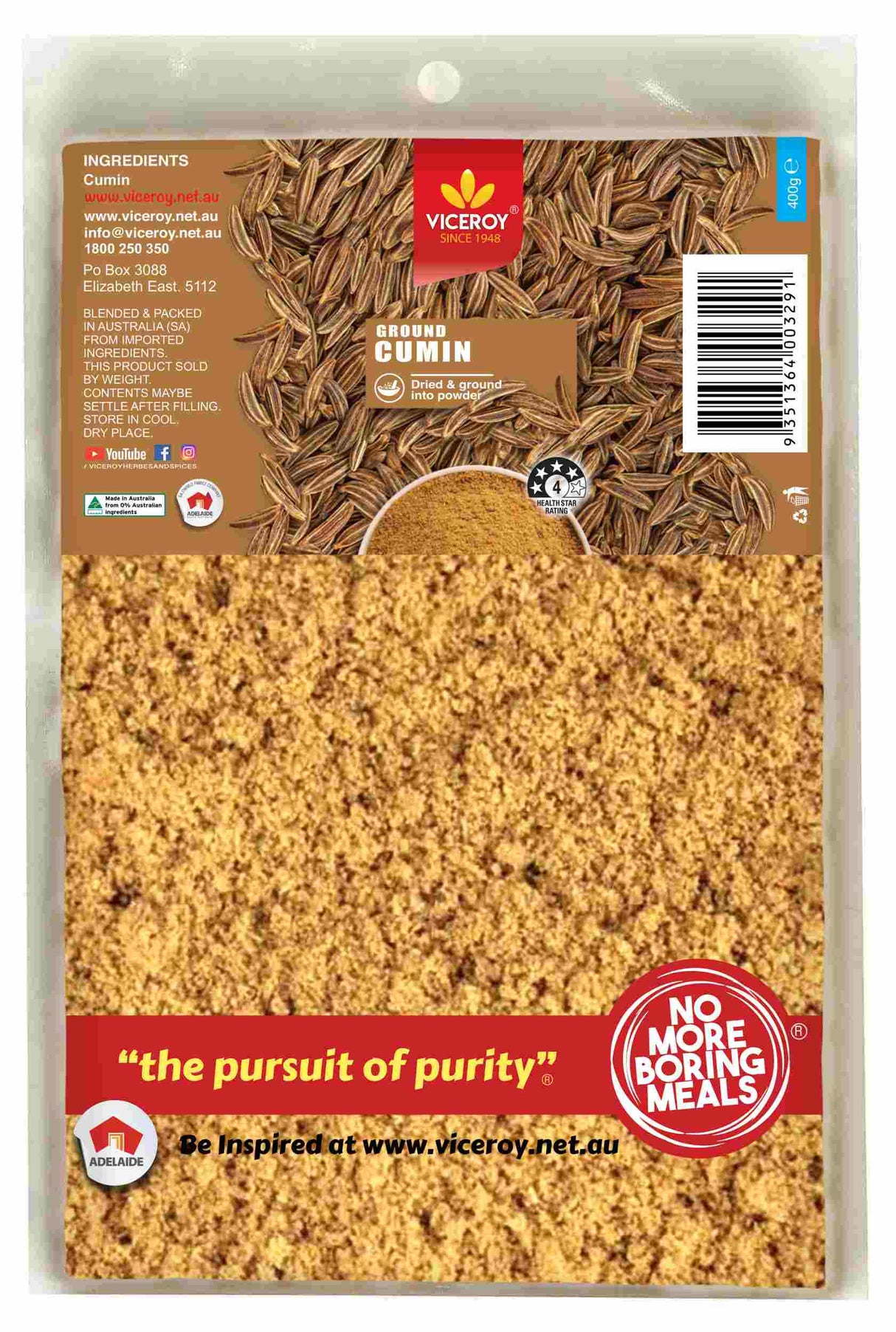 VICEROY® Cumin Powder - Viceroy.net.au