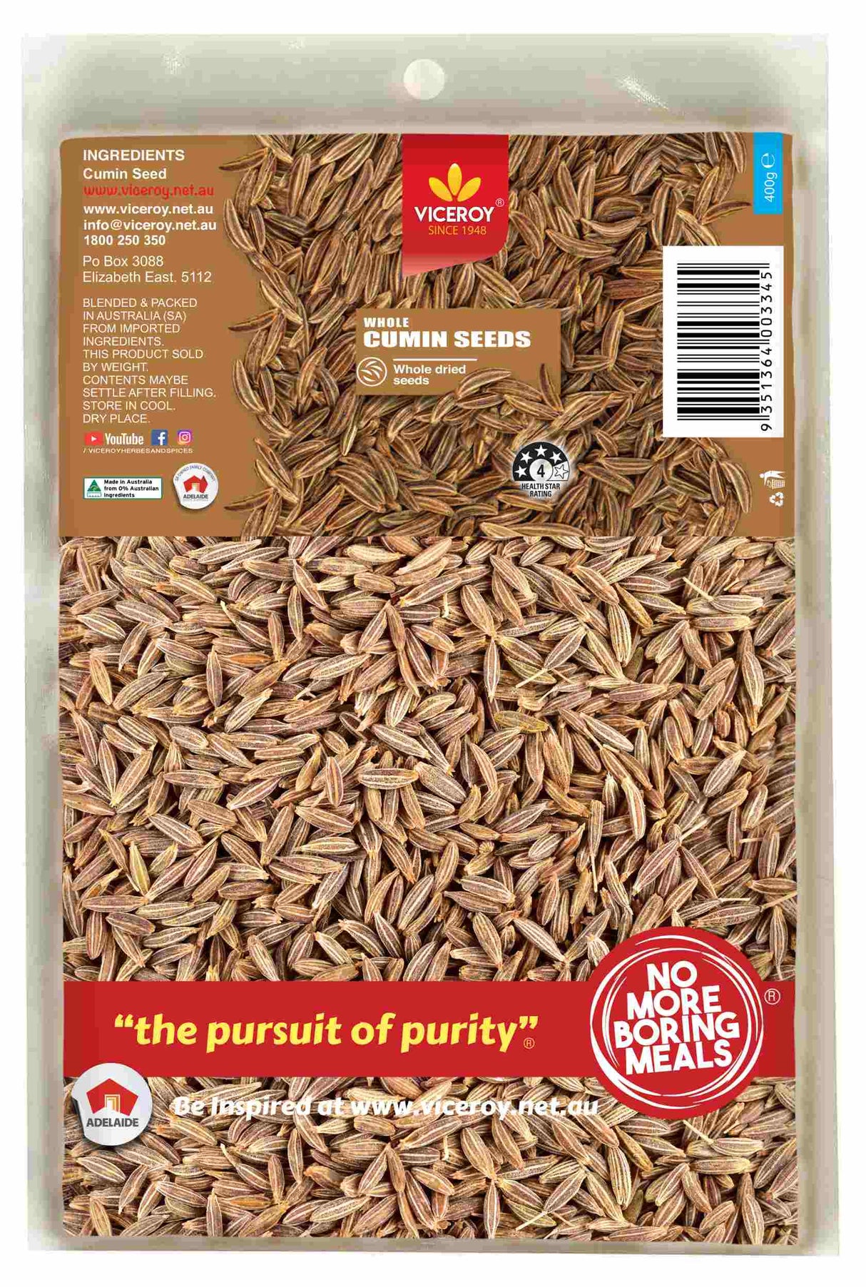 VICEROY® Cumin Seeds - Viceroy.net.au