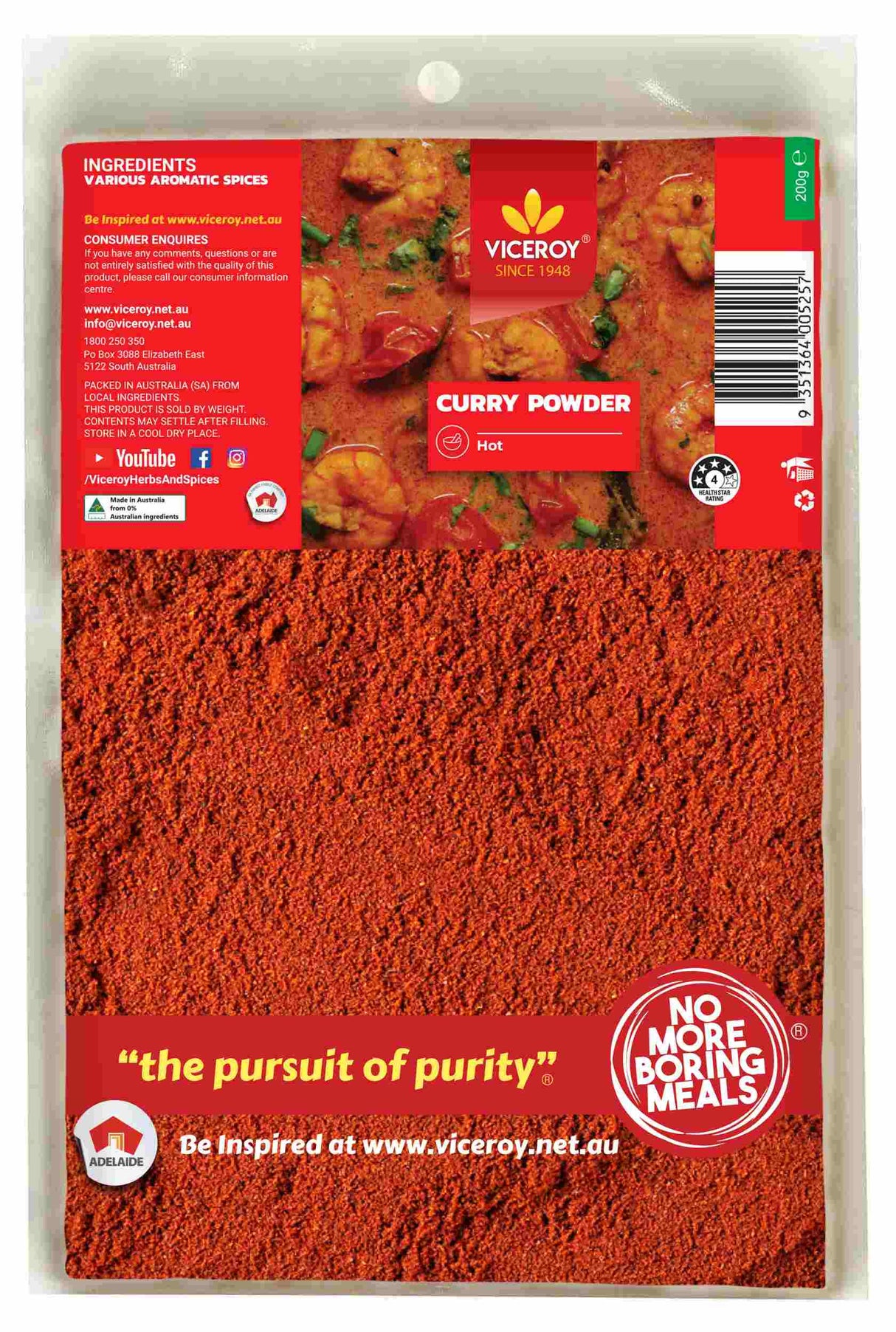 VICEROY® Curry Powder Hot - Viceroy.net.au