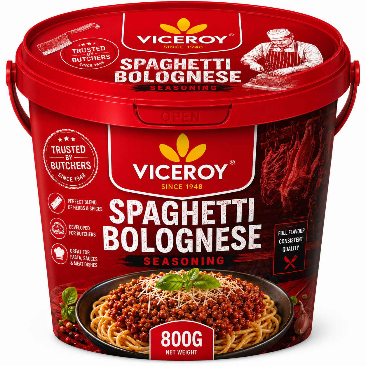 VICEROY® For Butchers® Spaghetti Bolognese 800G Bucket