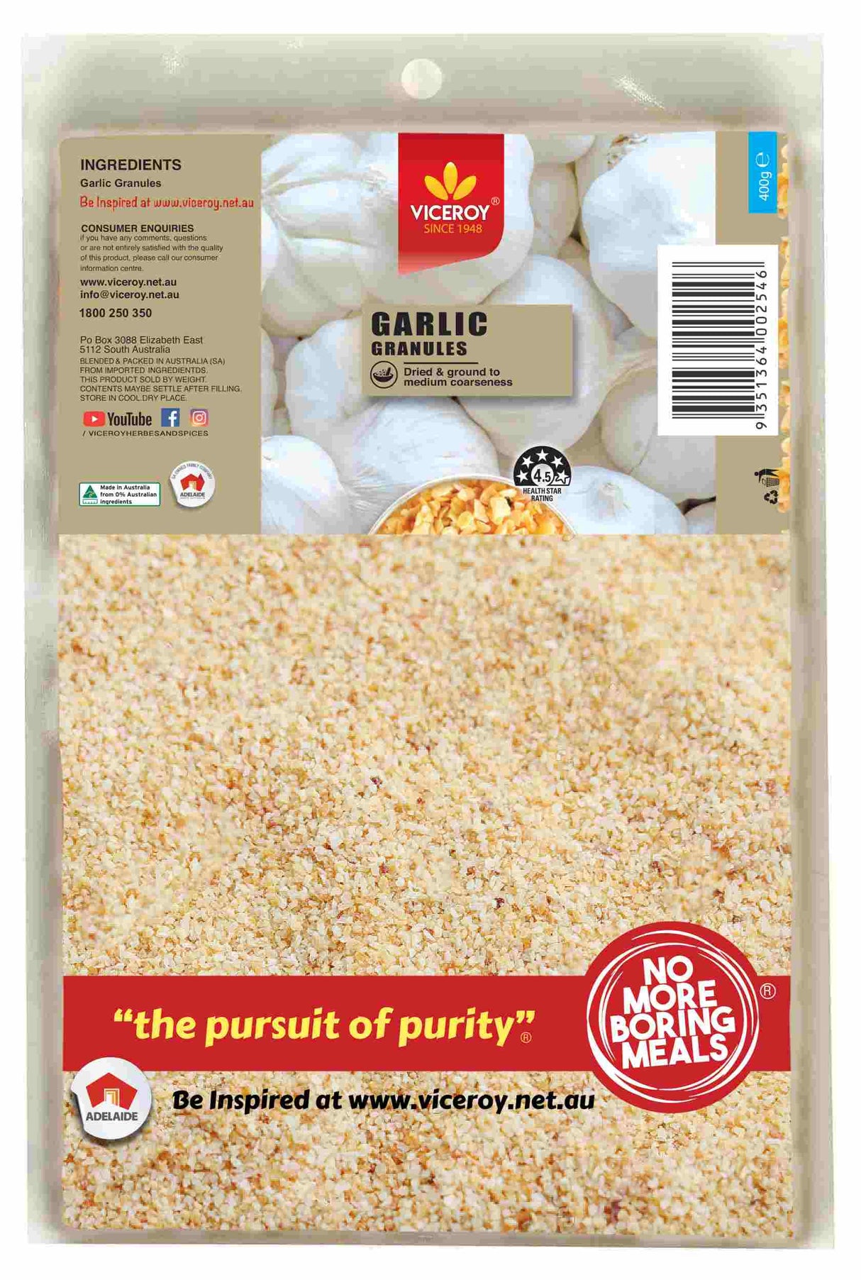 VICEROY® Garlic Granules - Viceroy.net.au
