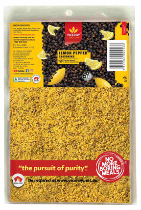 VICEROY® Lemon And Pepper Seasoning - Viceroy.net.au