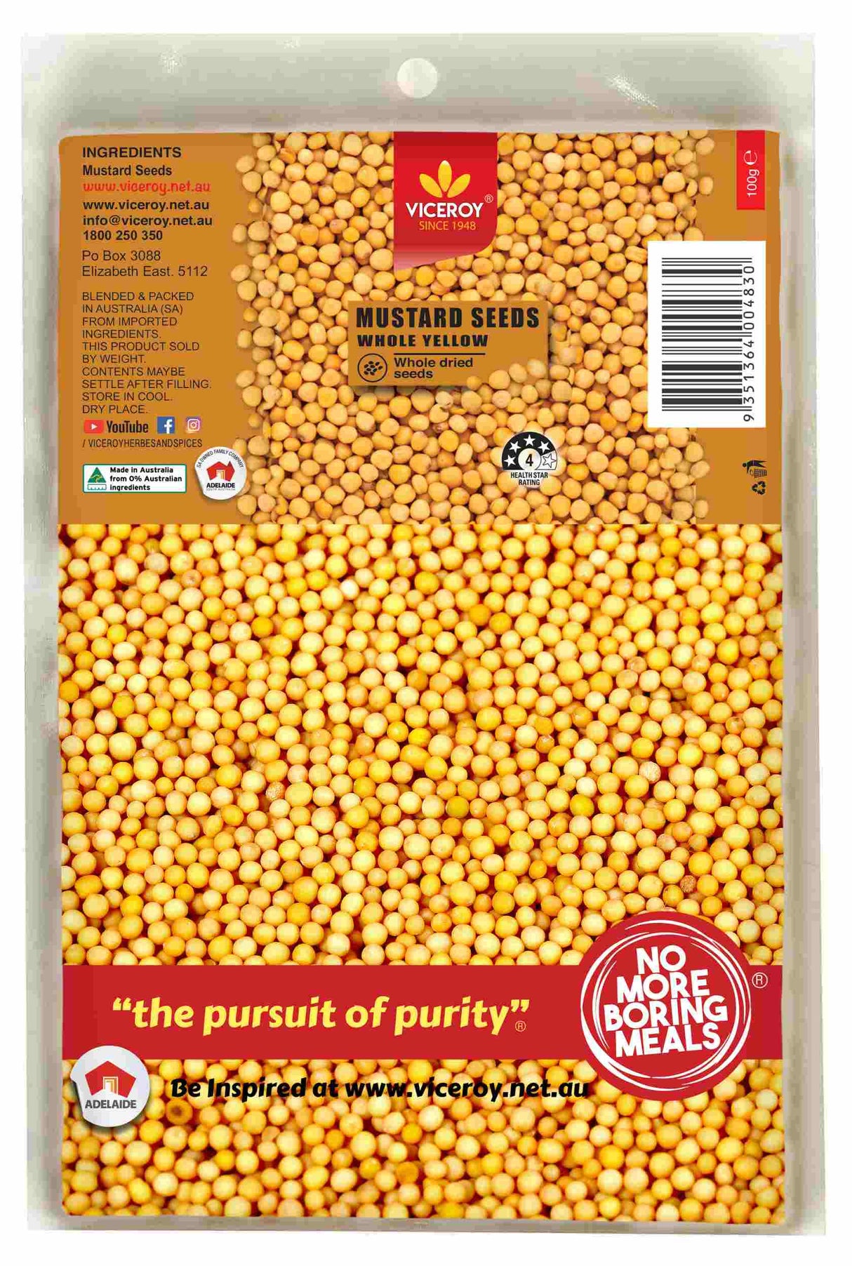 VICEROY® Mustard Seeds Yellow - Viceroy.net.au