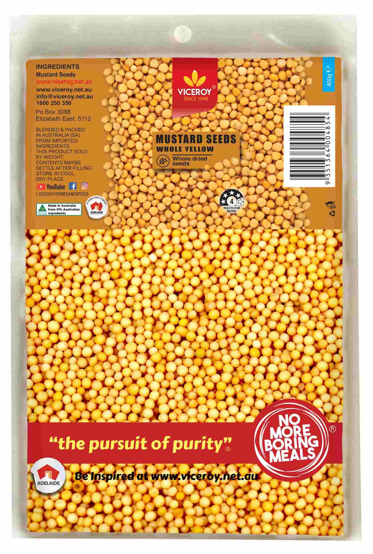 VICEROY® Mustard Seeds Yellow - Viceroy.net.au