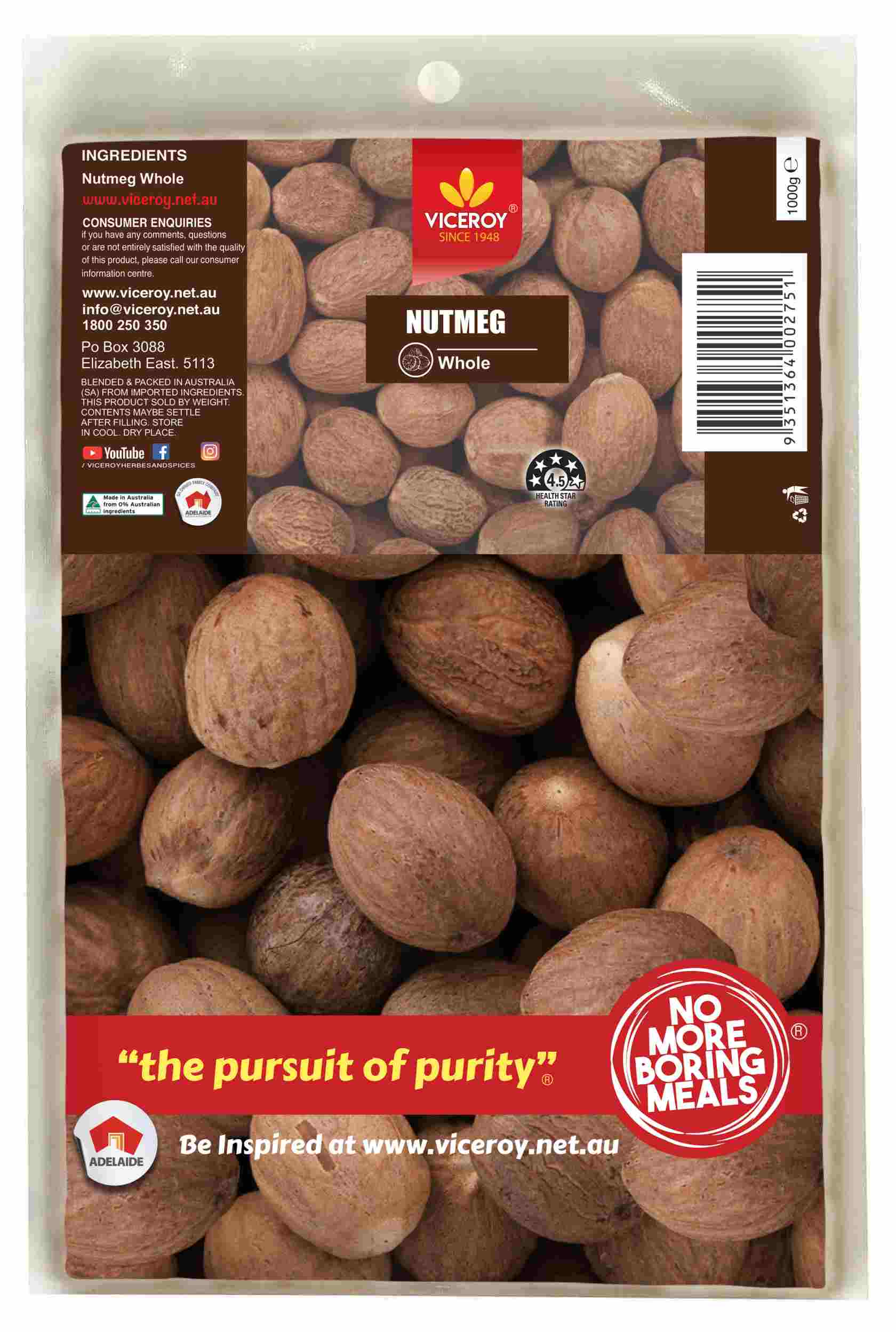 VICEROY® Nutmeg Whole