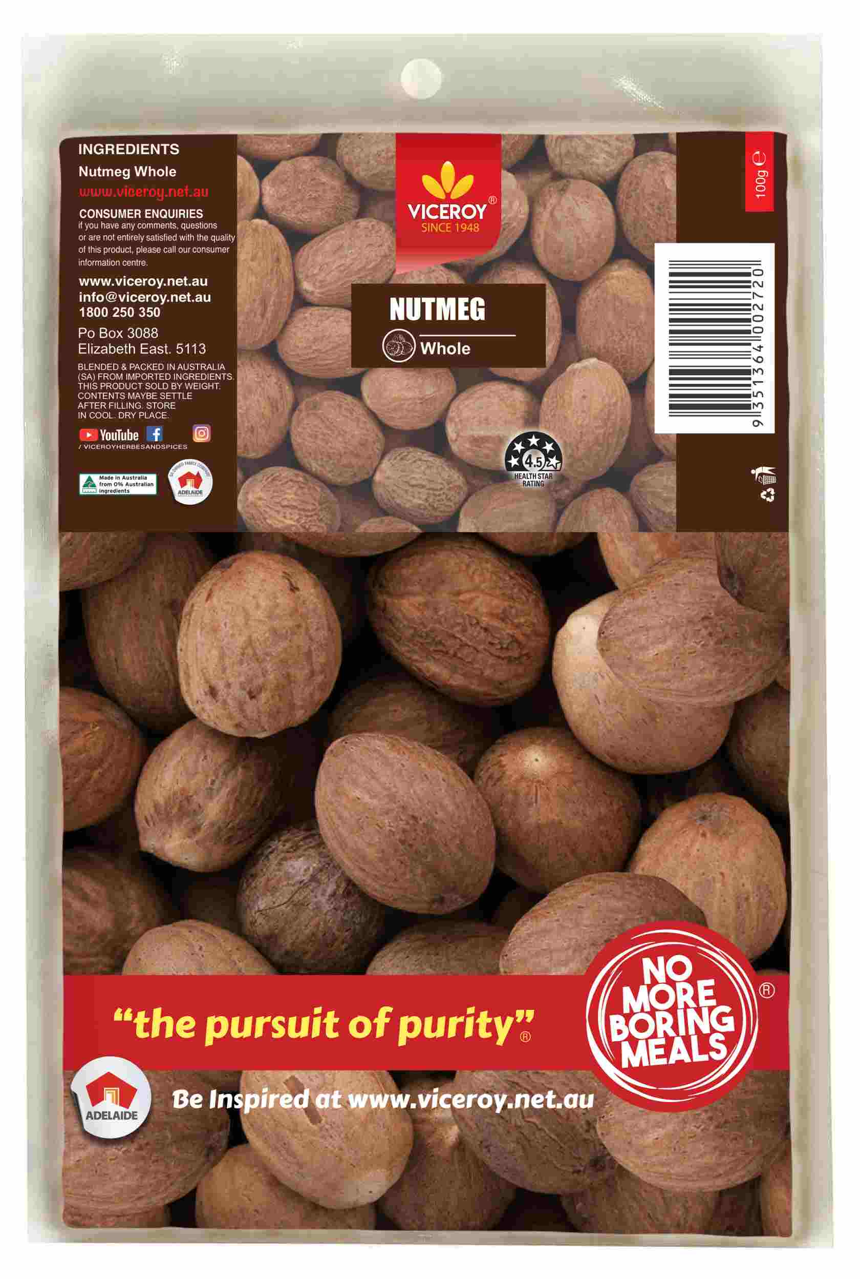 VICEROY® Nutmeg Whole