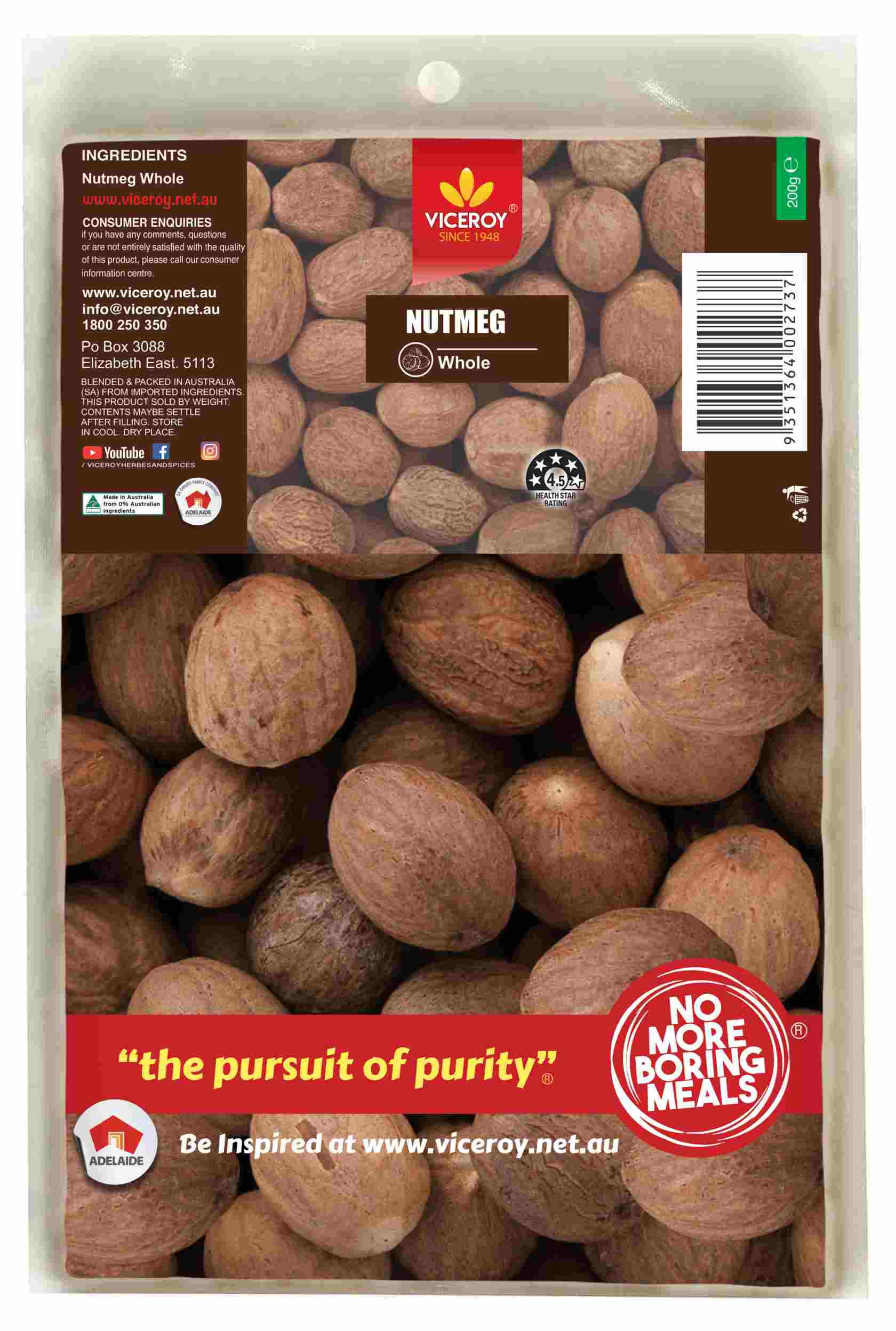 VICEROY® Nutmeg Whole