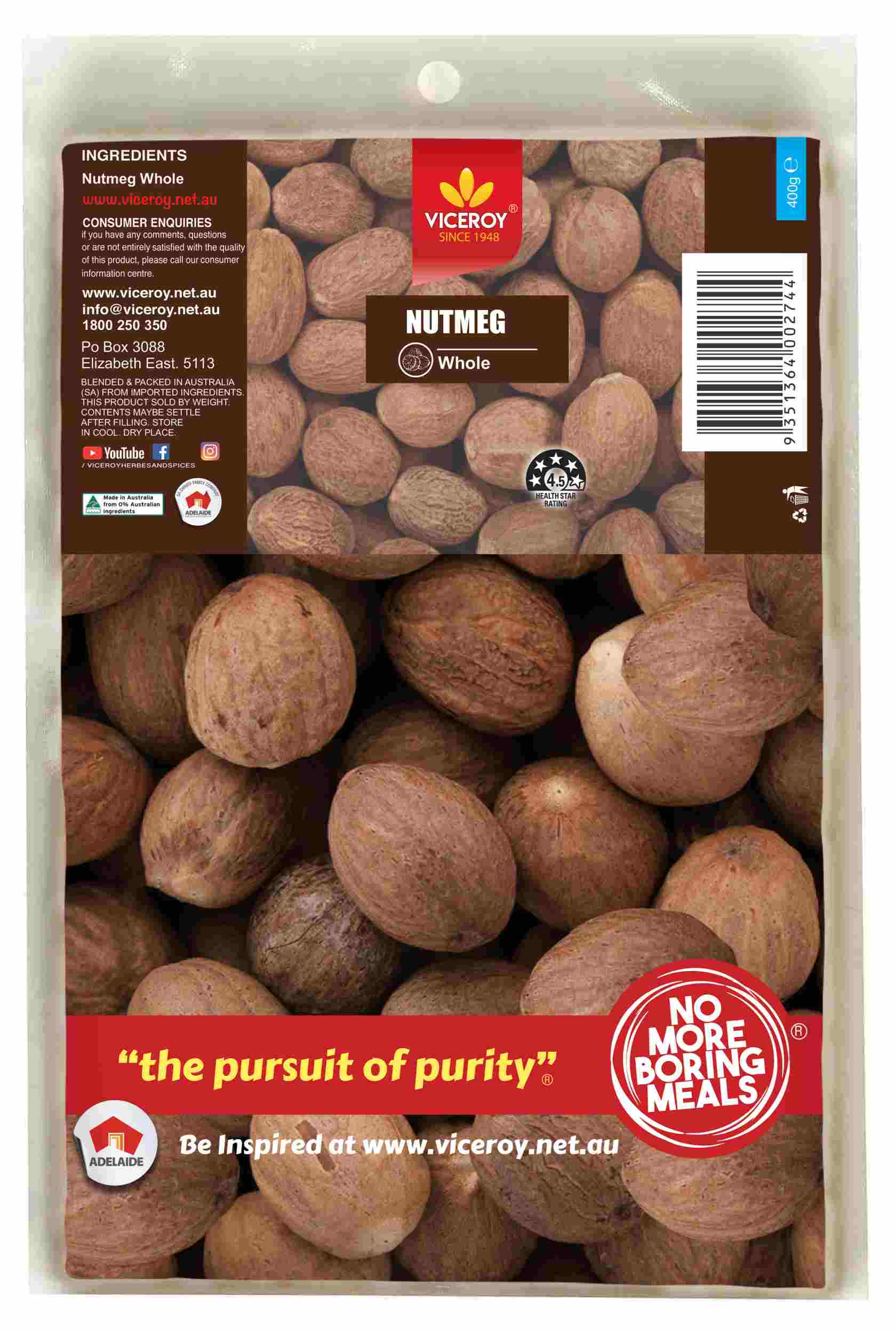 VICEROY® Nutmeg Whole