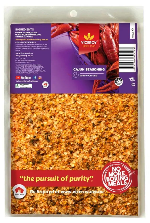 VICEROY® Cajun Seasoning - Viceroy.net.au