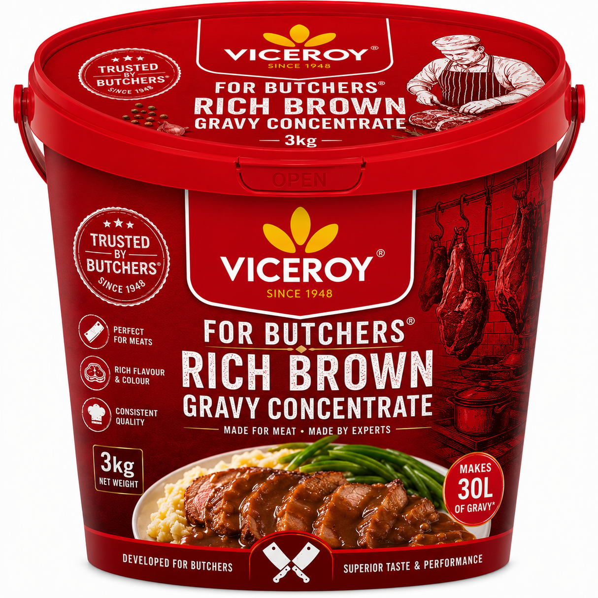 VICEROY® For Butchers® Rich Brown Gravy Concentrate 3kg