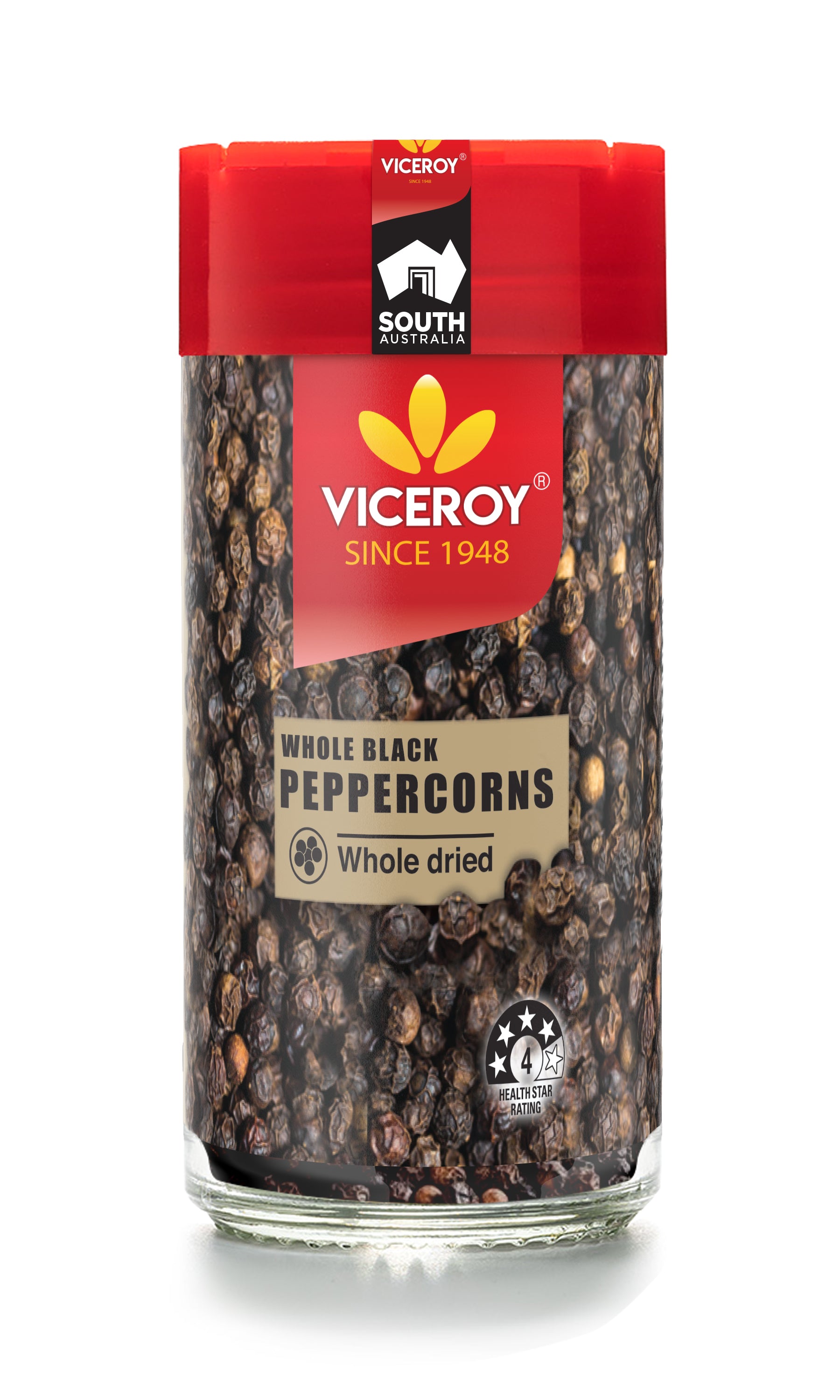 Viceroy® Black Peppercorn Whole 50g