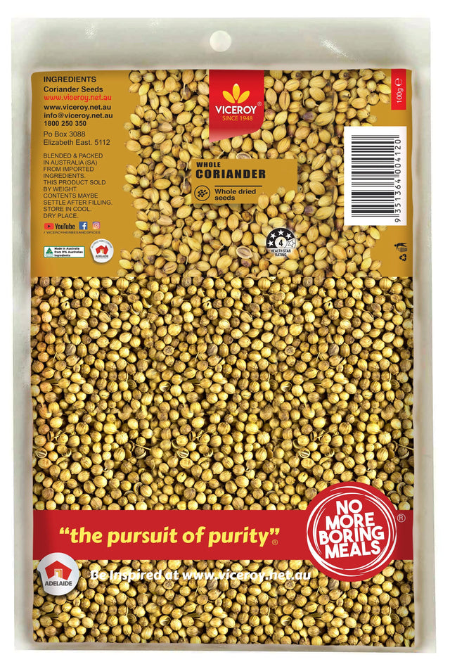 VICEROY® Coriander Seeds - Viceroy.net.au