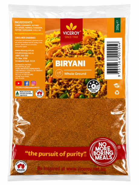 VICEROY® Biryani Viceroy.net.au
