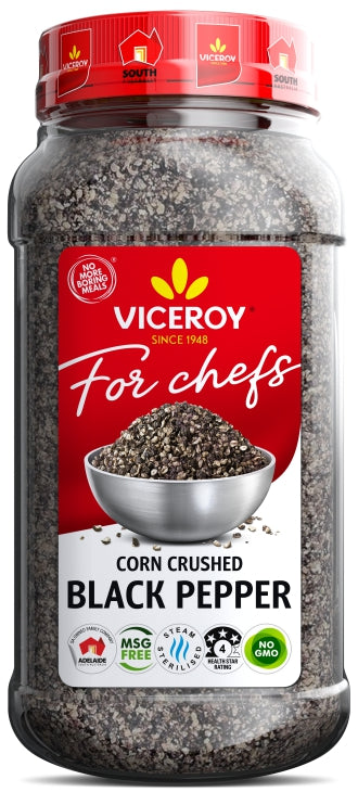 VICEROY® For Chefs® Black Peppercorn Cracked 800g
