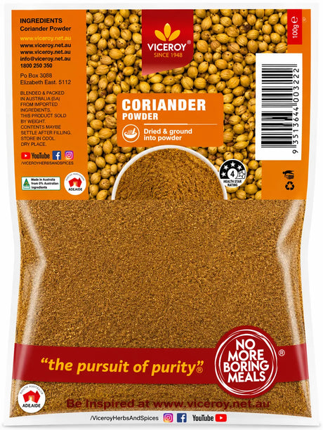 VICEROY® Coriander Powder Viceroy.net.au