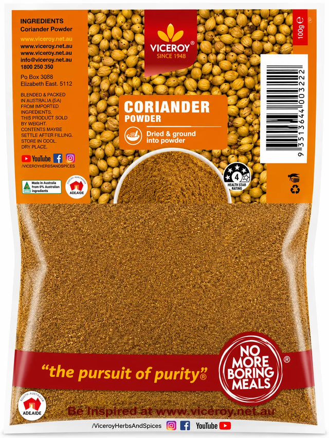 VICEROY® Coriander Powder Viceroy.net.au